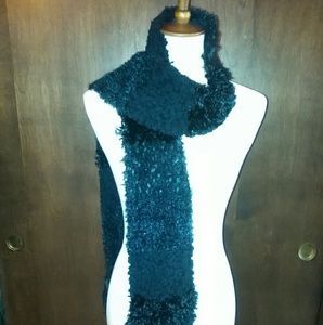 Black sparkly super soft long scarf never worn